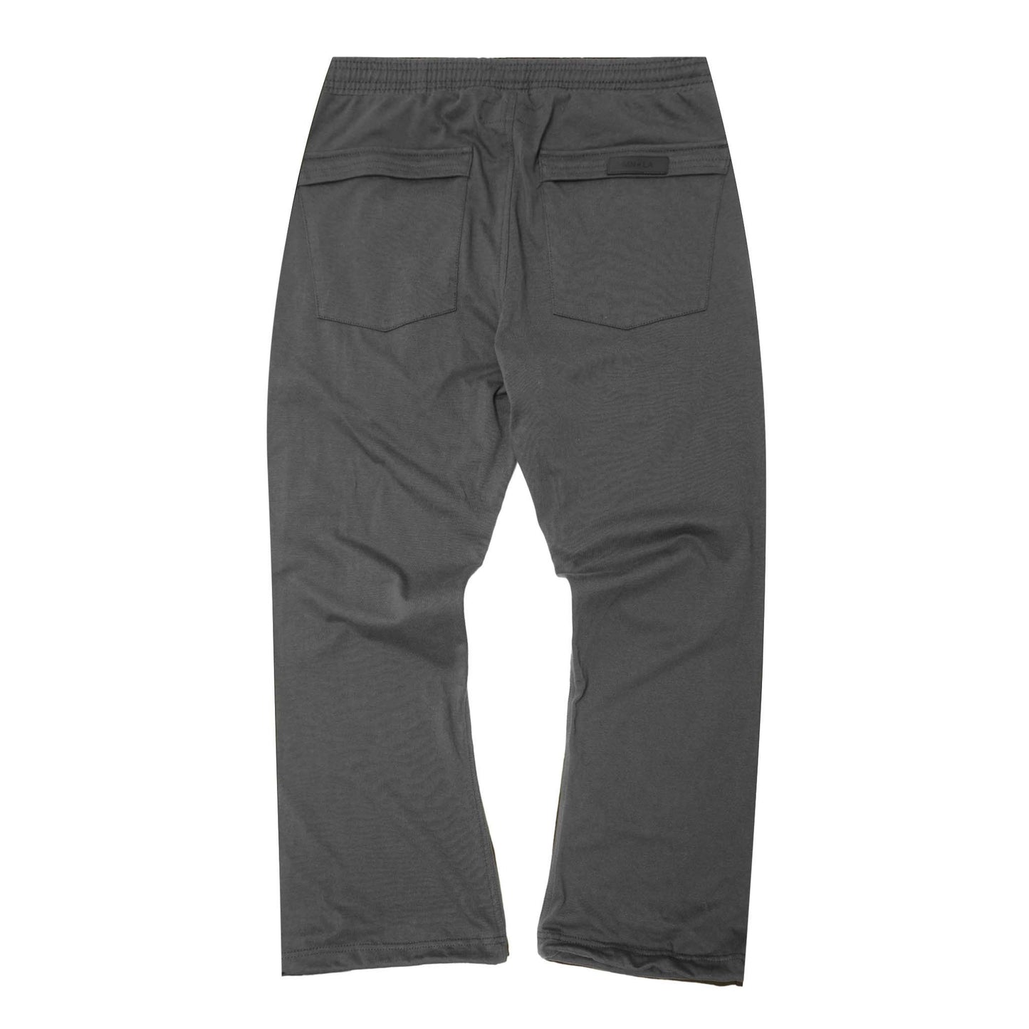 "TWIN M'$" BOOTCUT PANTS IN CHARCOAL GREY