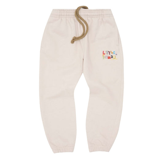 "CRAYONS" LITTLE HUMAN™ SWEATPANTS IN OAT