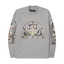 "LAST SUPPER" LONGSLEEVE TEE IN HEATHER GREY