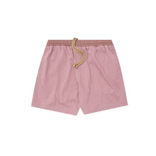 PLEATED HOUSE SHORTS IN LAVENDER