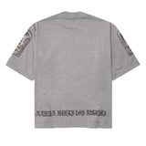 "LAST SUPPER" TEE IN HEATHER GREY