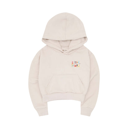 "CRAYONS" LITTLE HUMAN™ HOODIE IN OAT