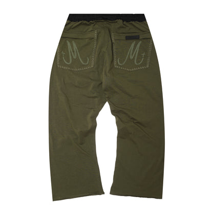 INCA BOOTCUT PANTS IN OLIVE
