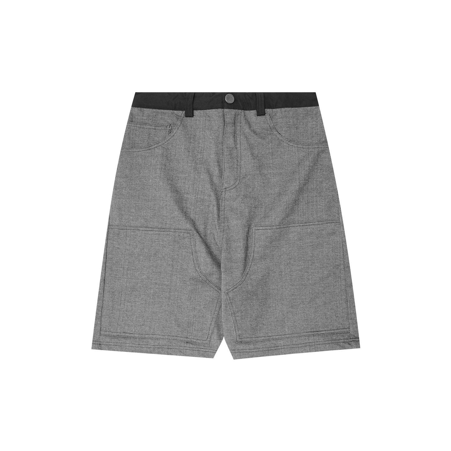 DOUBLE KNEE PHAT SHORTS IN NEVADA GREY