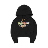 "SUN IS OUT" LITTLE HUMAN™ HOODIE IN CAVIAR