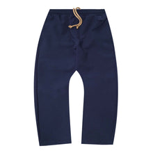 WIDE CROPPED PANTS IN NAVY