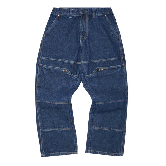 DOUBLE KNEE CRAFT PANTS IN TRUE BLUE