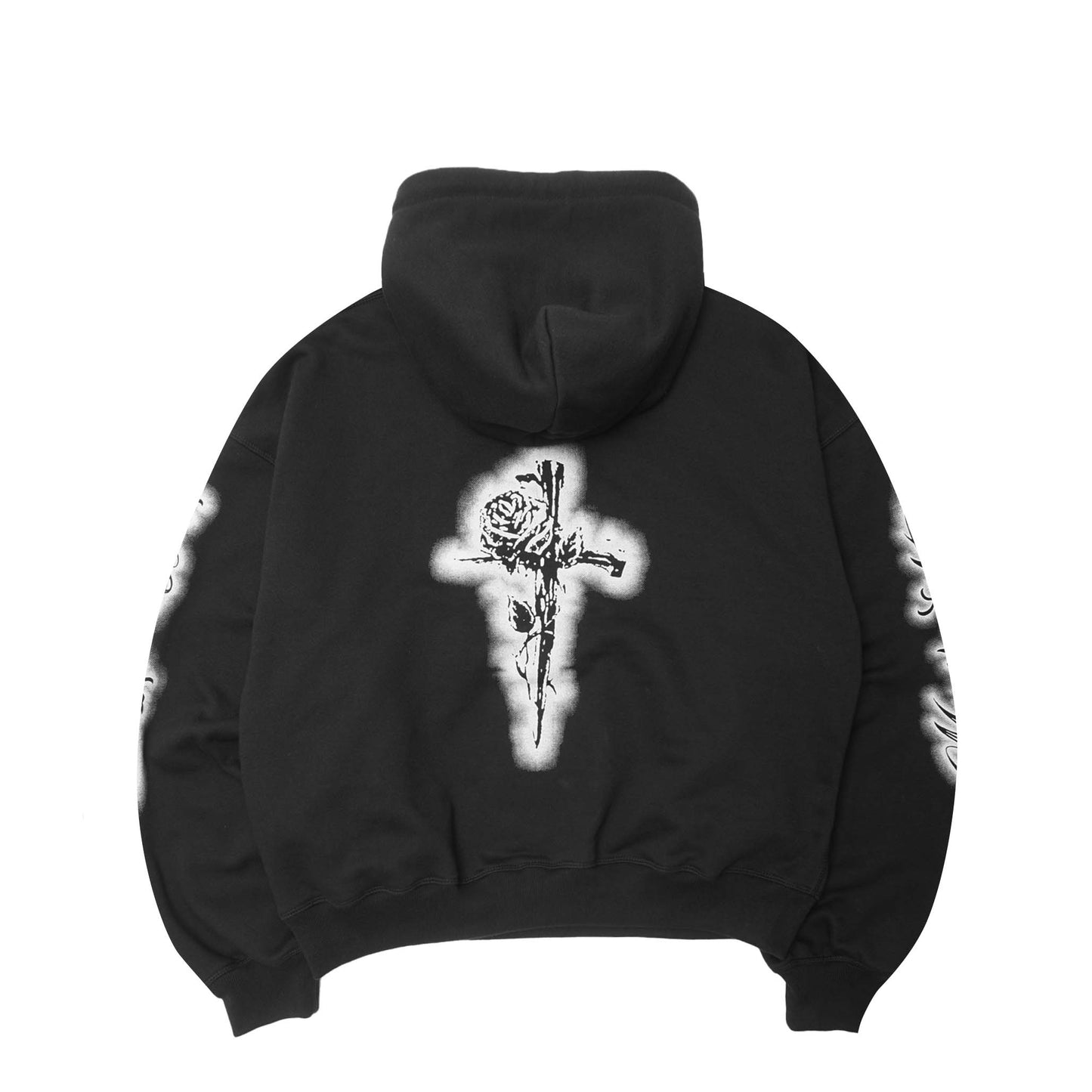 "CITY OF ANGELS" HOODIE IN ANTHRACITE