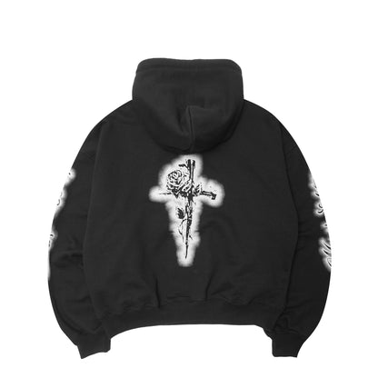 "CITY OF ANGELS" HOODIE IN ANTHRACITE