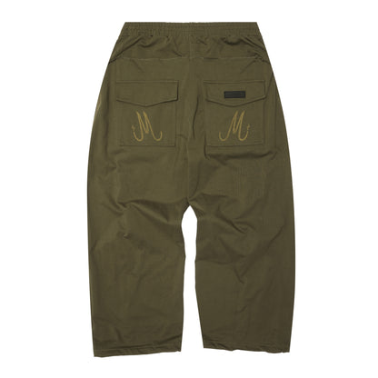 M+ VEINS PANTS IN OLIVE
