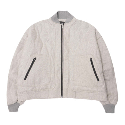 "FLOW" BOMBER JACKET IN GAINSBORO