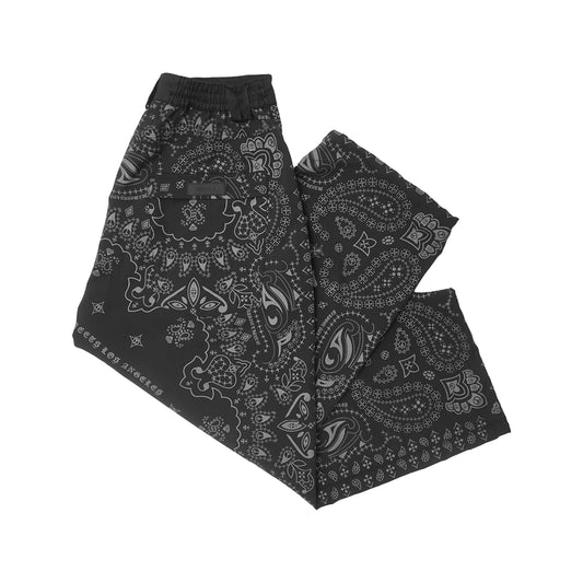 "PEACE PAISLEY" PHAT PANTS IN ONYX