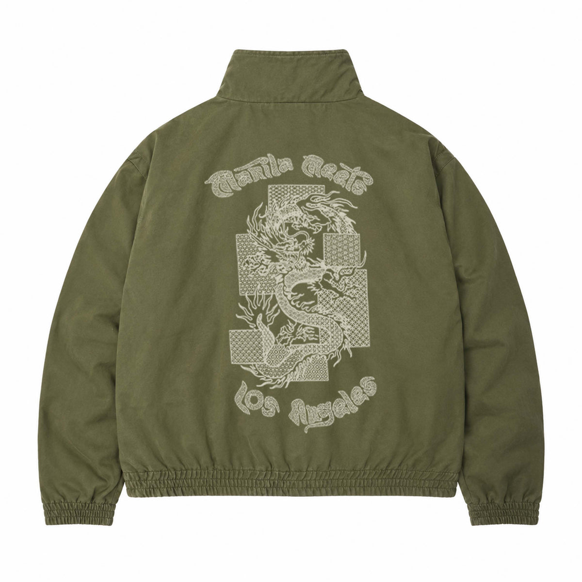 "YEAR OF THE DRAGON" M+ "WAGWAN" JACKET IN OLIVE