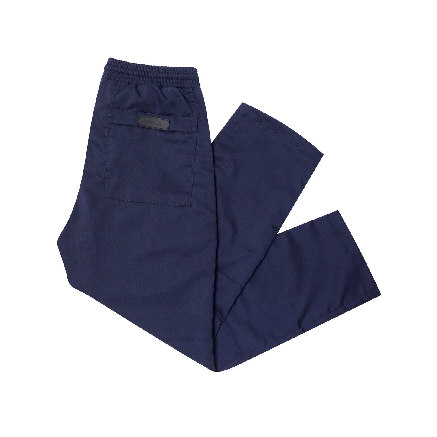 CROPPED WIDE PANTS IN MIDNIGHT BLUE