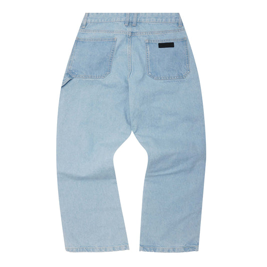 DOUBLE KNEE CRAFT PANTS IN SUN BLEACH