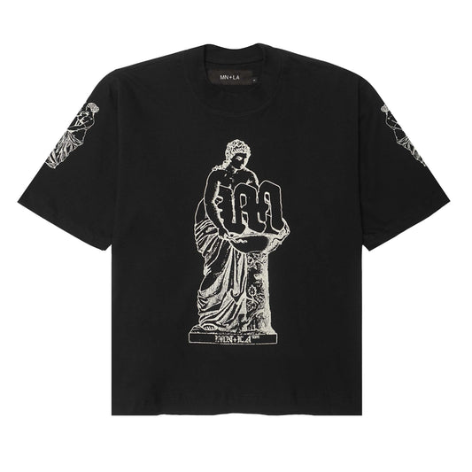 M'$ MOTHERLAND TEE IN CAVIAR