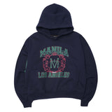 "FAST LANE" HOODIE IN NAVY