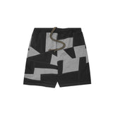 NEEDLEWORK SWEATSHORTS IN HEATHER GREY