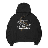 "COUGAR" HOODIE IN CAVIAR