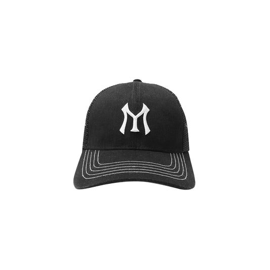 "HITTER" TRUCKER HAT IN ANTHRACITE/WHITE