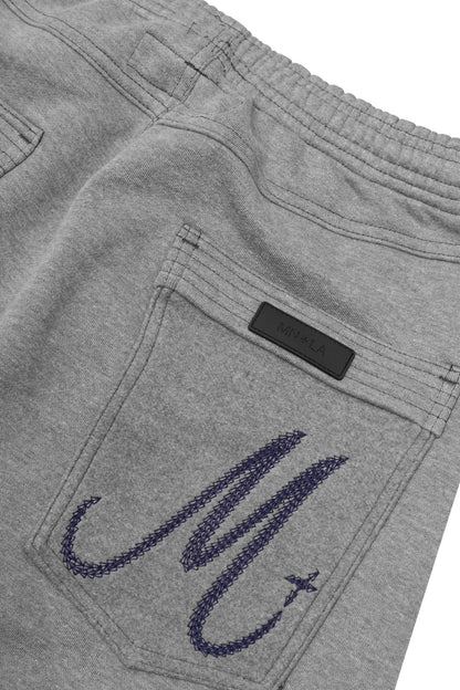 M+ EXO™ OVERPOCKET PHAT PANTS IN HEATHER GREY/NAVY