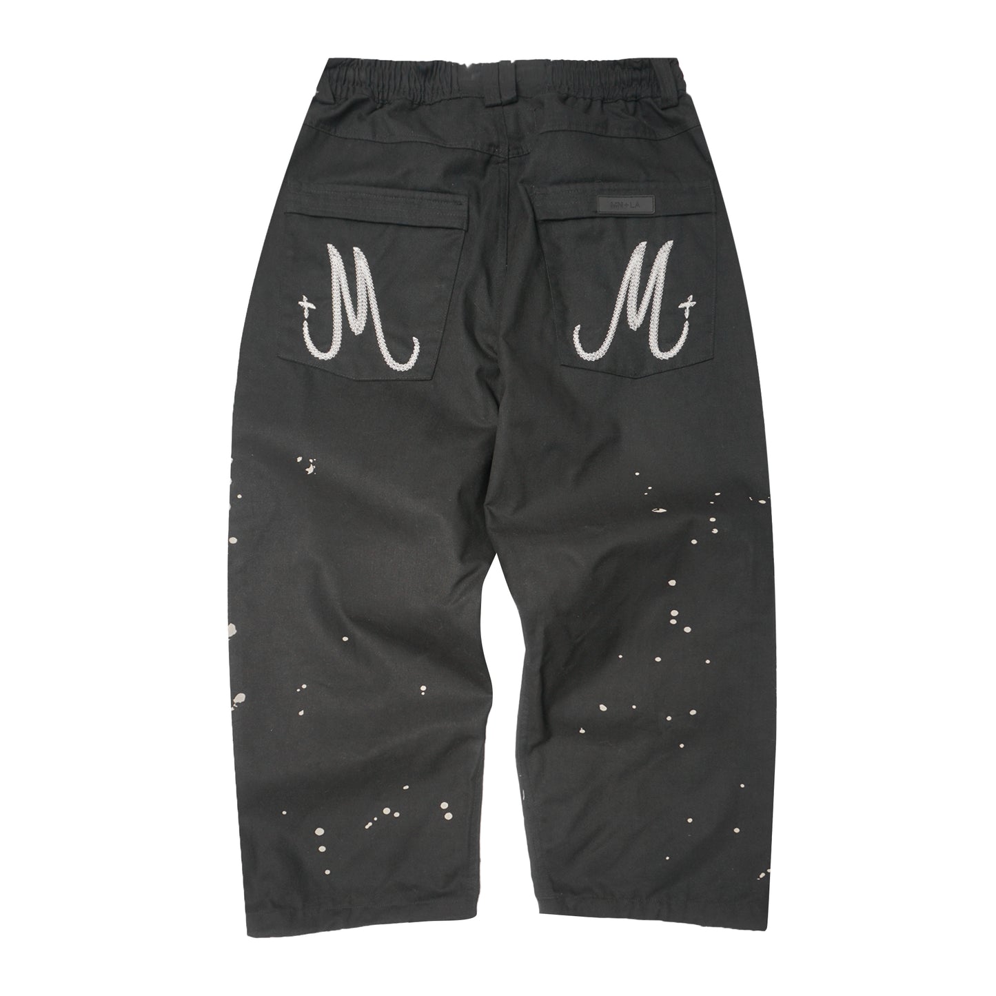 PAINTER'S DOUBLE KNEE PHAT PANTS IN ANTHRACITE