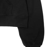 M'$ PAISLEY PATCHWORK MILITIA HOODIE IN CAVIAR