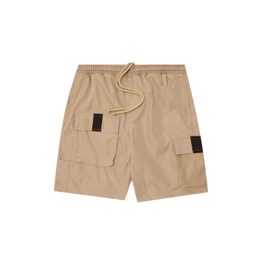 CHAMPAGNE 7 POCKET TWILL SHORTS