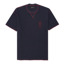 "YEAR OF THE DRAGON" MILITIA BOX TEE IN NAVY