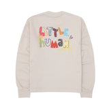 "CRAYONS" LITTLE HUMAN™ LONGSLEEVE TEE IN OAT