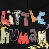 "CRAYONS" LITTLE HUMAN™ HOODIE IN ANTHRACITE