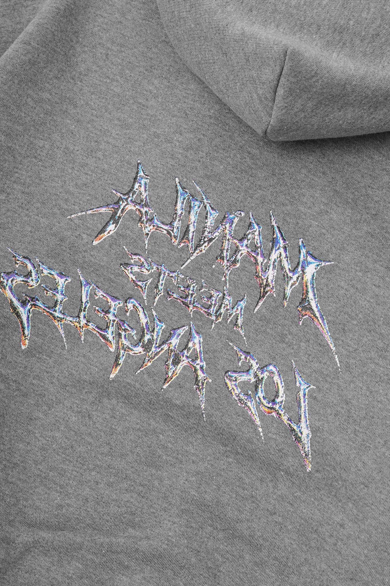 "MERCURIAL" HOODIE IN HEATHER GREY