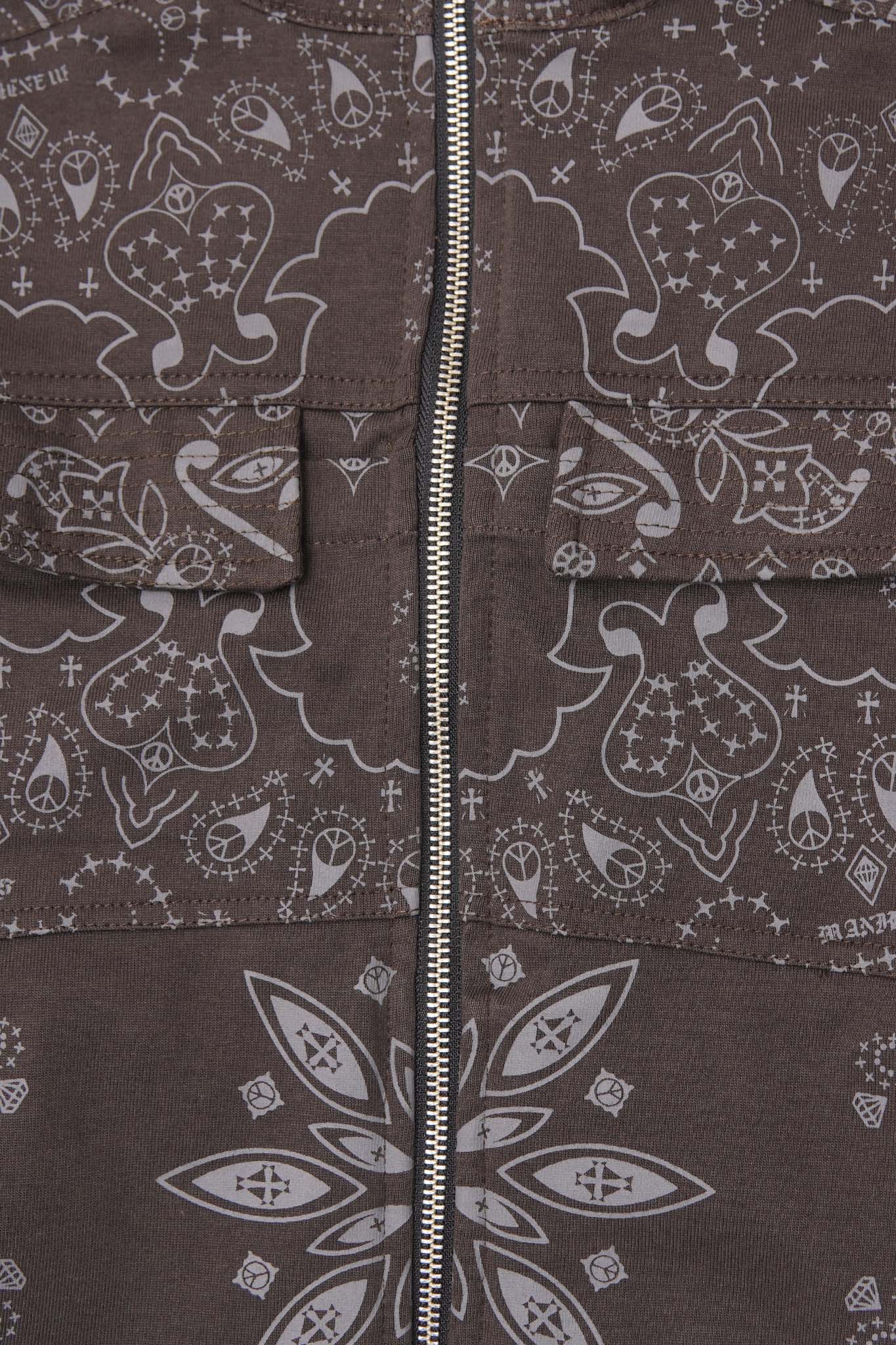 ROGUE WORK JACKET IN IRON PAISLEY