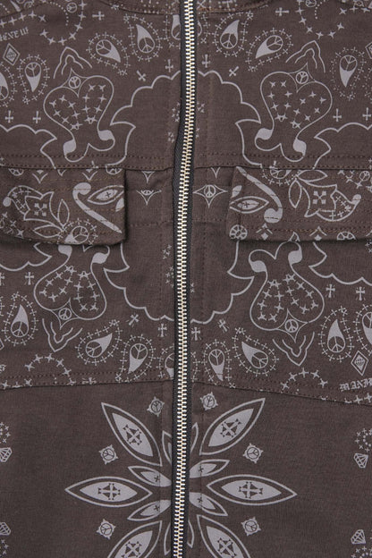 ROGUE WORK JACKET IN IRON PAISLEY