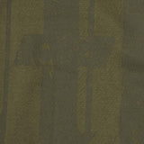 M'$ PAISLEY PATCHWORK MILITIA HOODIE IN OLIVE