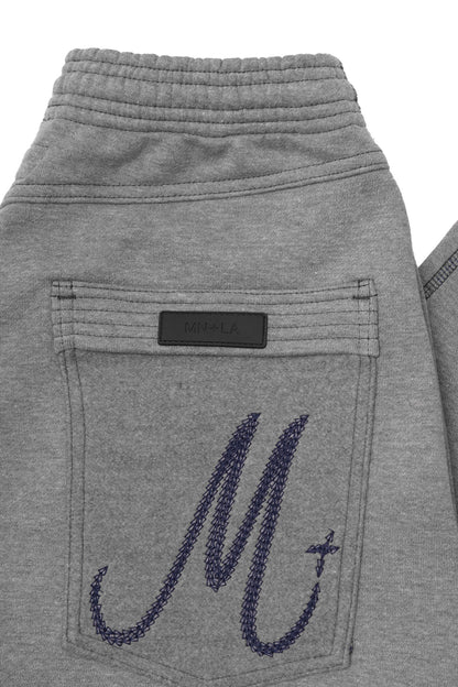 M+ EXO™ OVERPOCKET PHAT PANTS IN HEATHER GREY/NAVY