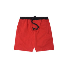 SWEATSHORTS IN FADED RED