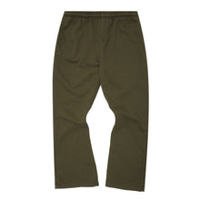 FRENCH TERRY BOOTCUT PANTS IN AGED OLIVE