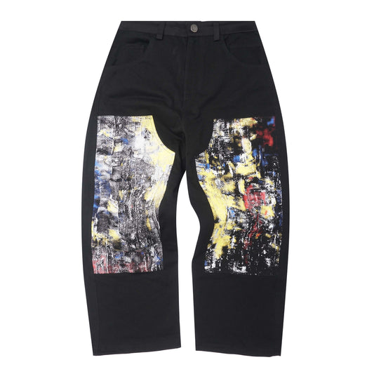 DOUBLE KNEE PHAT PANTS IN INK FALL