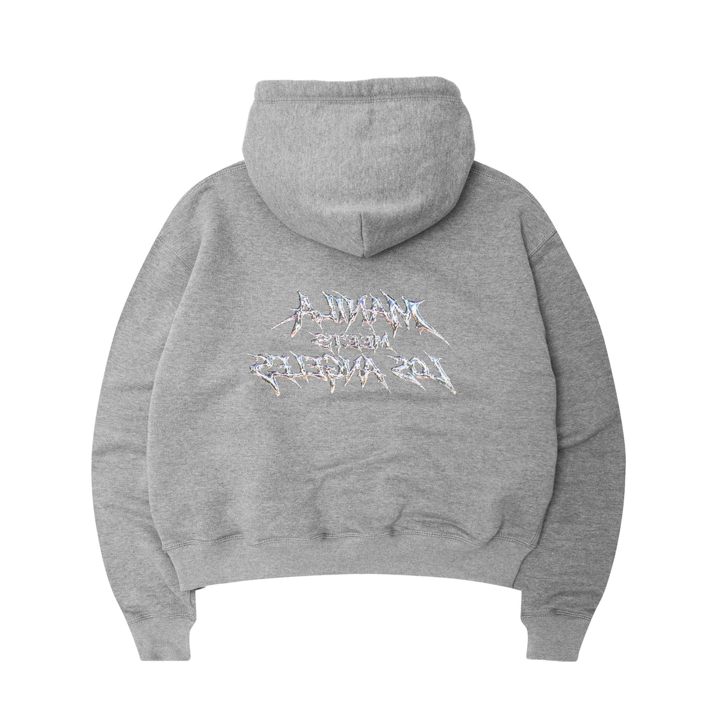 "MERCURIAL" HOODIE IN HEATHER GREY