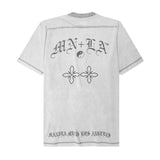 "TAKE NO SHIT, DO NO HARM" LEAGUE TEE IN CEMENT