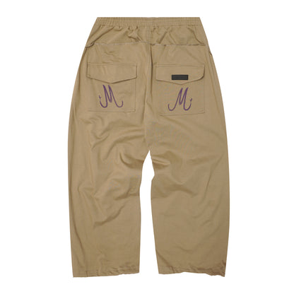 M+ VEINS PANTS IN DARK MINT