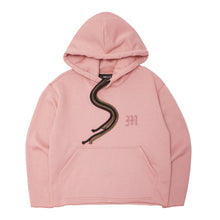 "M'$ SPECKS V2" CUTOFF HOODIE IN ROSE QUARTZ