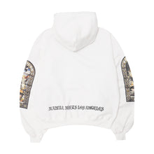 "LAST SUPPER" HOODIE IN WHITE