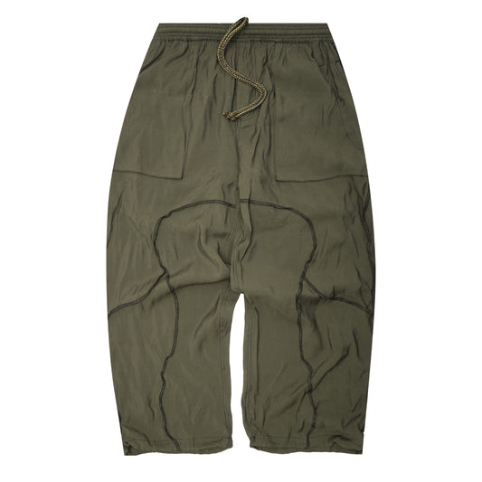 VEINS PANTS IN OLIVE DRAB