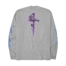 "CITY OF ANGELS" LONGSLEEVE TEE IN HEATHER GREY