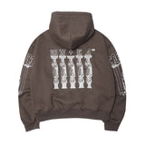 M'$ MOTHERLAND HOODIE IN WOOD