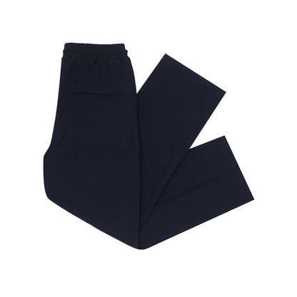 PLEATED BOOTCUT PANTS IN HALE