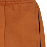 PLEATED WIDE LOUNGE PANTS IN TANGERINE