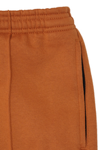 PLEATED WIDE LOUNGE PANTS IN TANGERINE